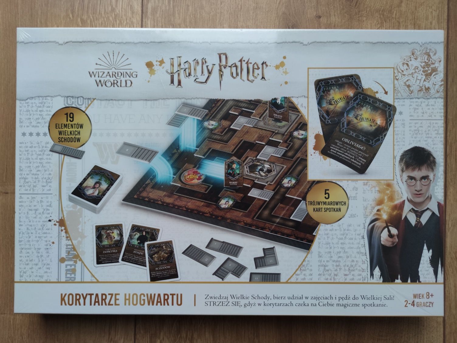 Gra planszowa Korytarze Hogwartu + karty Harry Potter Movie Deck