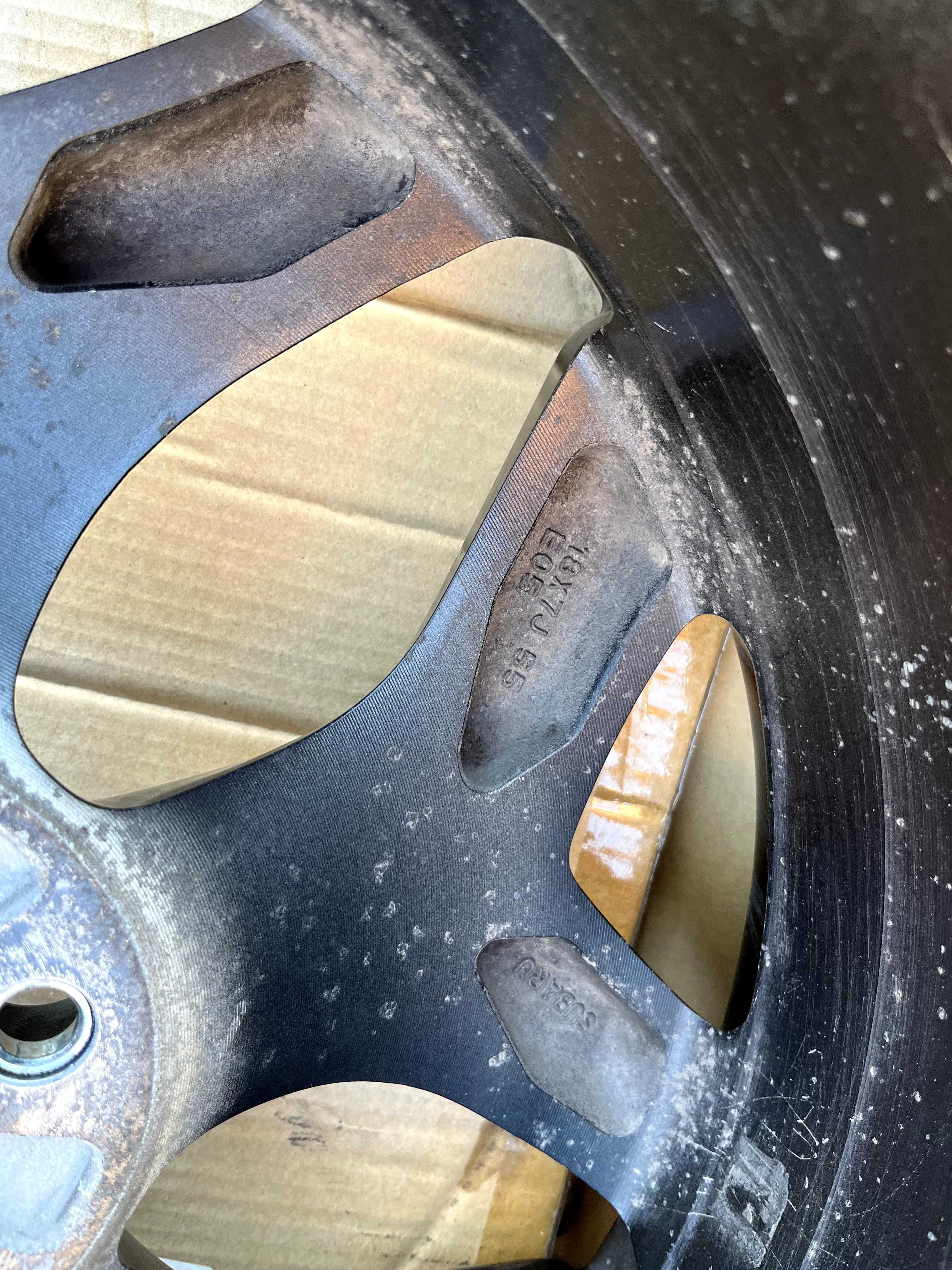 felga oem subaru 18" xv crosstrek forester impreza outback 7j et55