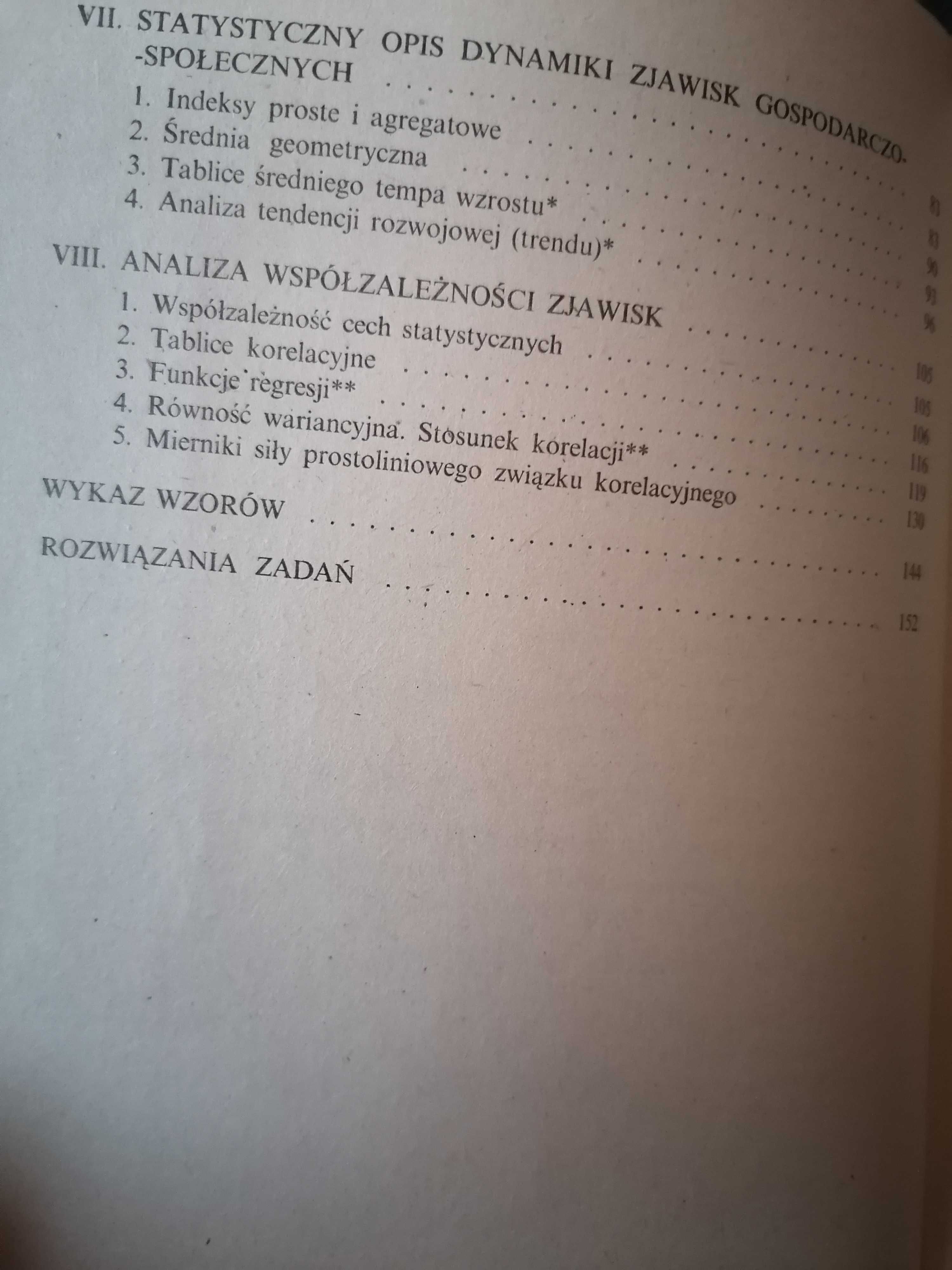 Statystyka Ćwiczenia Wanda Pazio książka pomocnicza do lic. ekonomiczn