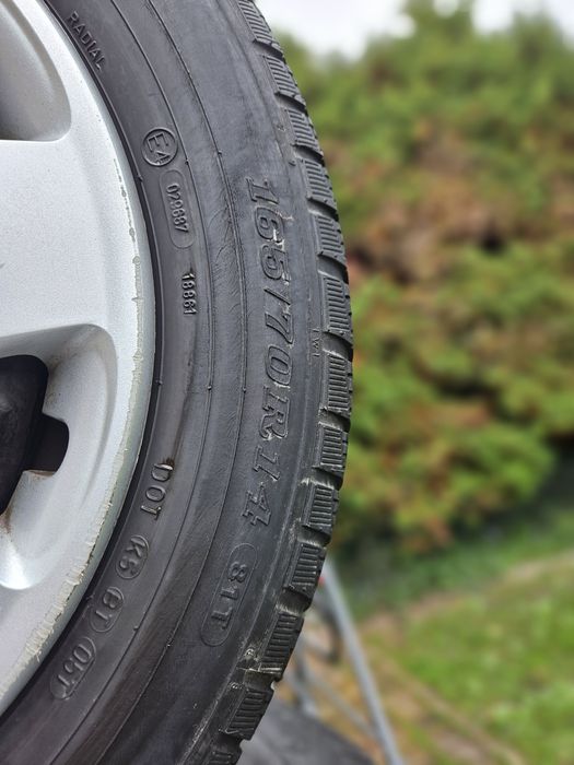 Koła zimowe 5x100 VW Skoda Seat 165/70 R14