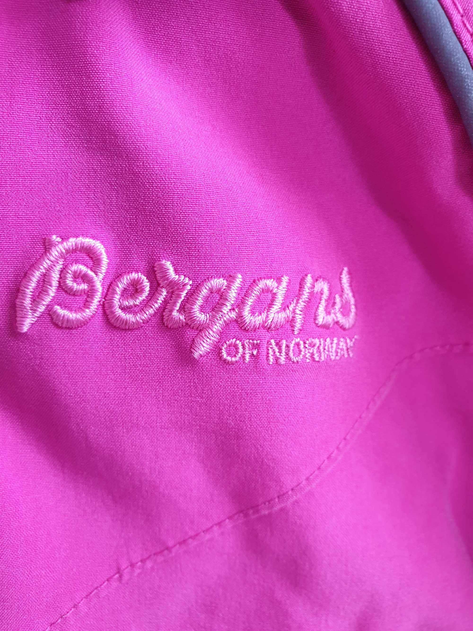 Różowa kurtka z kapturem norweska Bergans 98 104