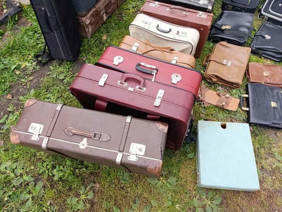 Советский немецкий старый ретро чемодан СССР дорожный военный кейс