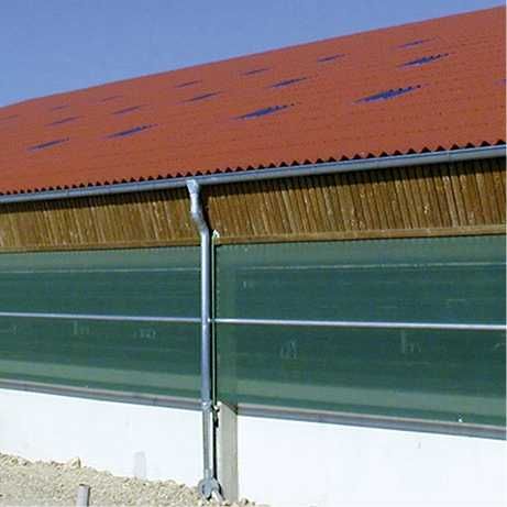 Siatka, tkanina przeciwwiatrowa 3x25 m naturalna wentylacja budynków