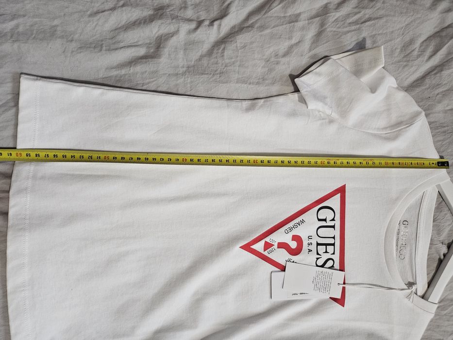 Tshirt guess bialy
