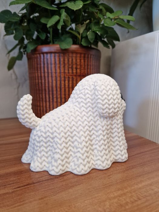 Piesek duszek ozdoba jesienna dekoracja halloween