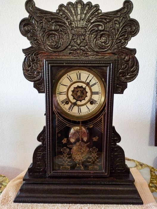 Relógio antigo Waterbury Clock