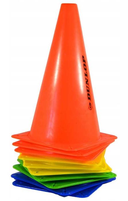 Pachołki treningowe piłka nożna zestaw 10 szt dla piłkarza