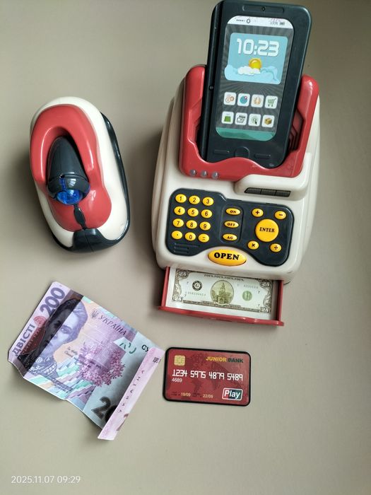 іграшкова каса, дитячий супермаркет, інтерактивна іграшка