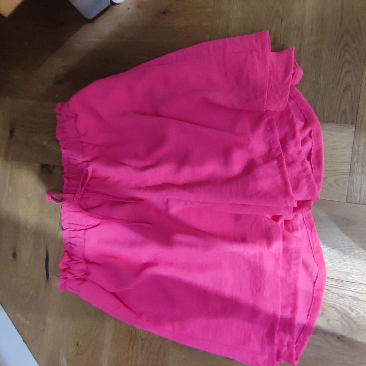 Spodenki szorty neon róż plus size