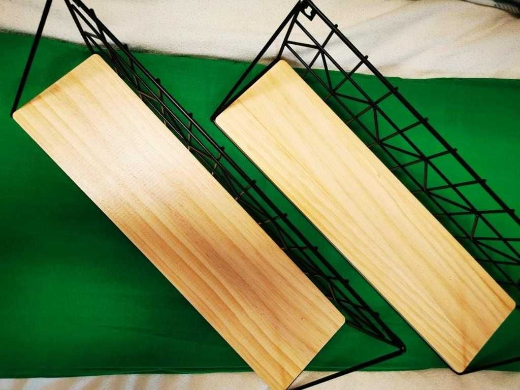 Loftowa dekoracja ścienna kwietnik dom 2 sztuki