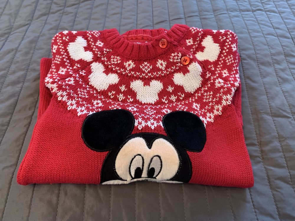 Pajacyk „myszka miki” disney by Primark 0-3 miesiące