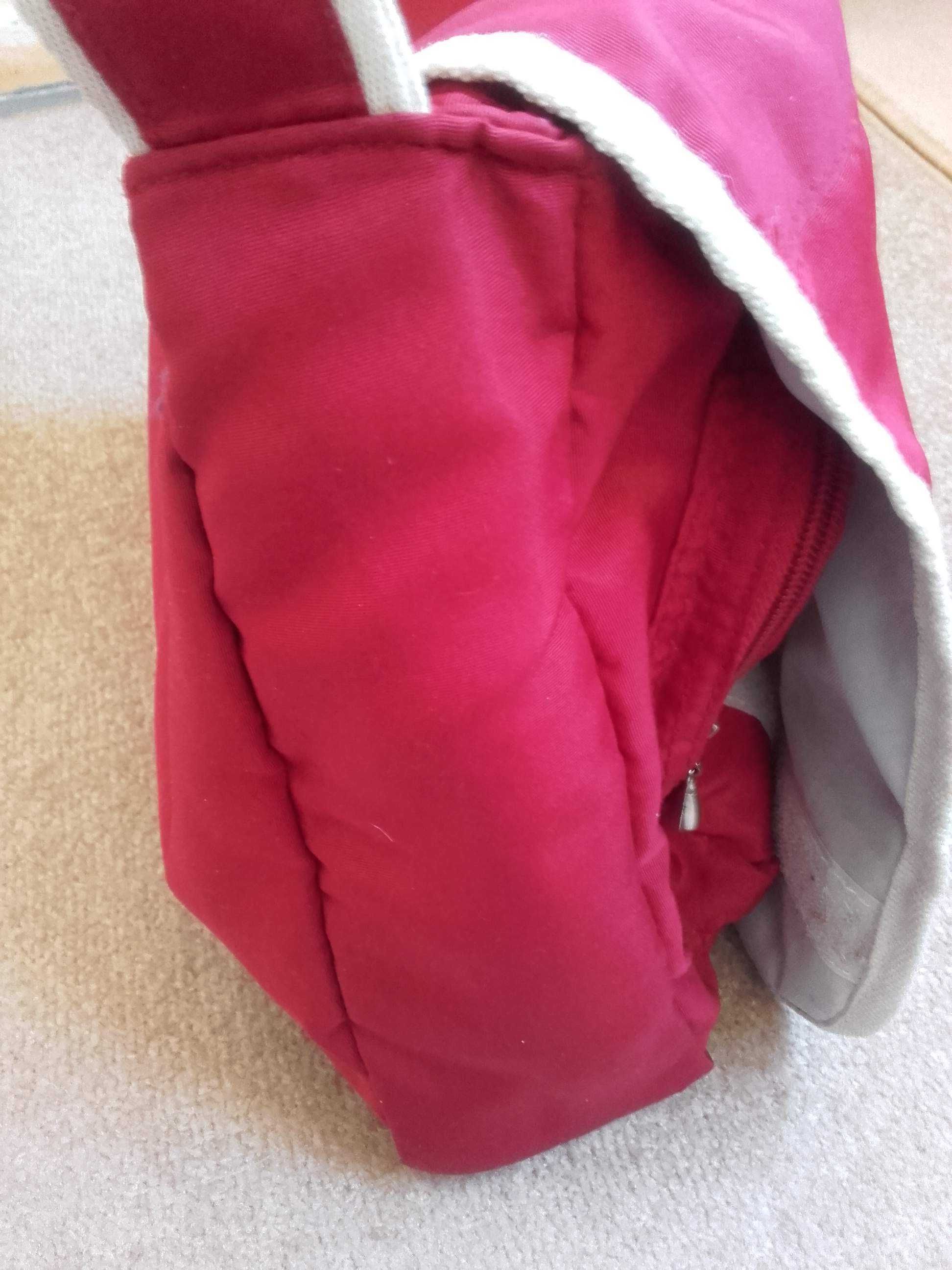 torba na ramię  Benzi duża sportowa czerwona typu listonoszka