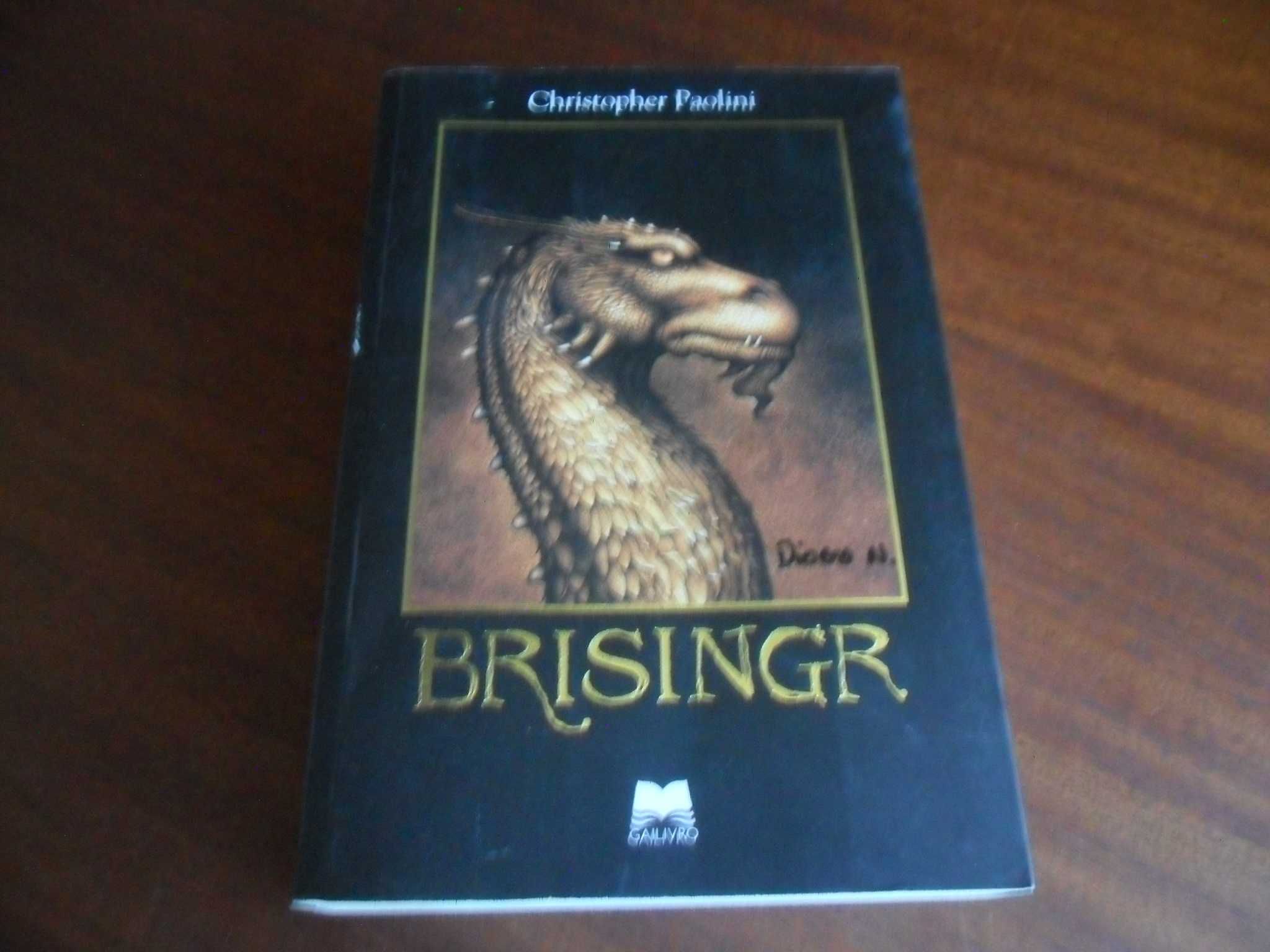 "Brisingr" - Ciclo da Herança 3 de Christopher Paolini - 1ª Ed 2008