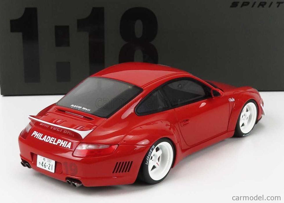 Porsche Phila + 1/18 + Resina + Novo + GTSpirit + Portes Gratis