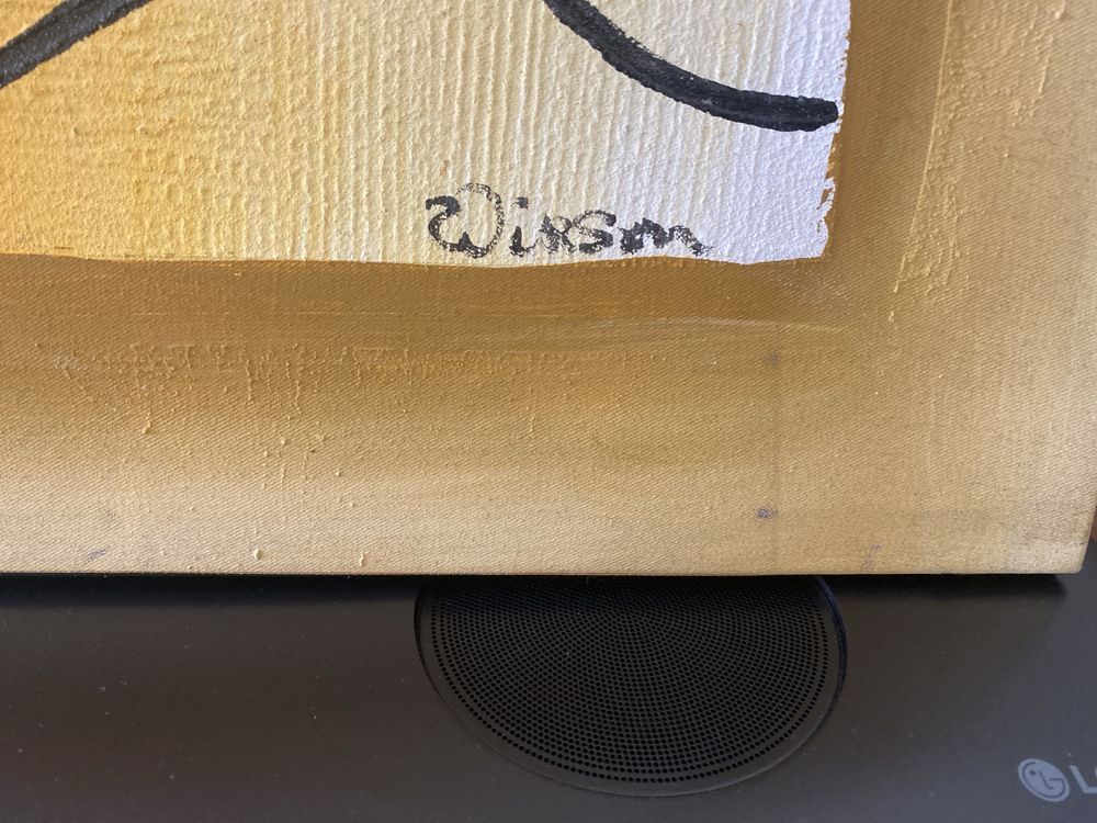 Tela original pintada com tintas acrilicas