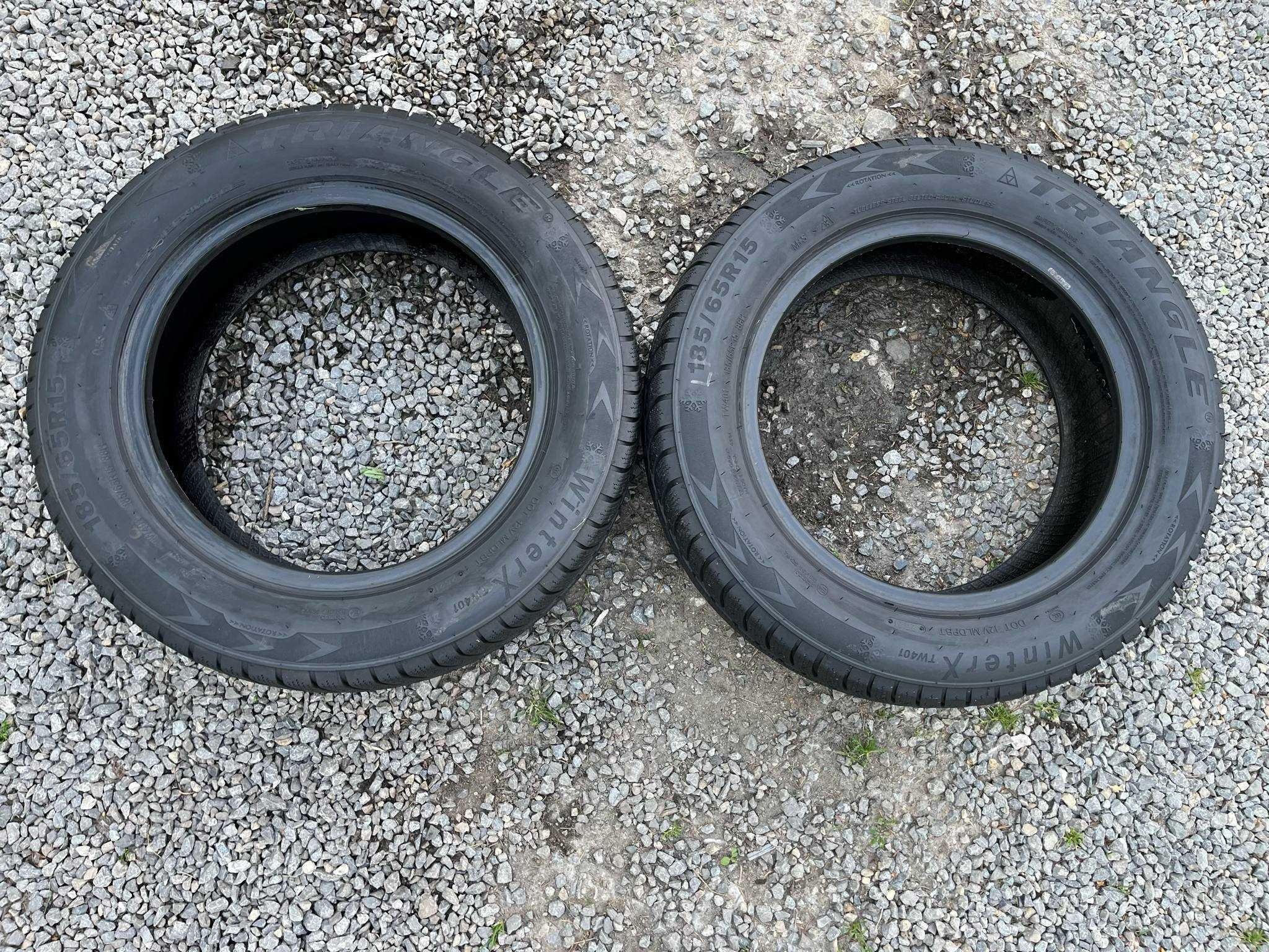 Opony 185/65R15 Triangle WinterX TW401 Zima 2sztuki 5,58mm bieżnika