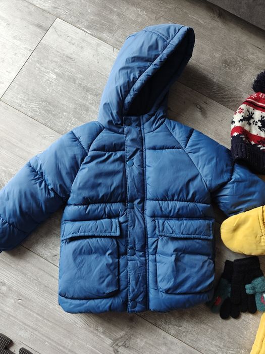 Kurtka zimowa kombinezon dla chłopca chłopięcy i gratis