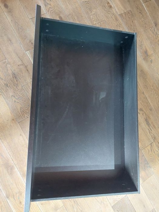 Szuflada pojemnik na pościel pod łóżko ikea malm czarna