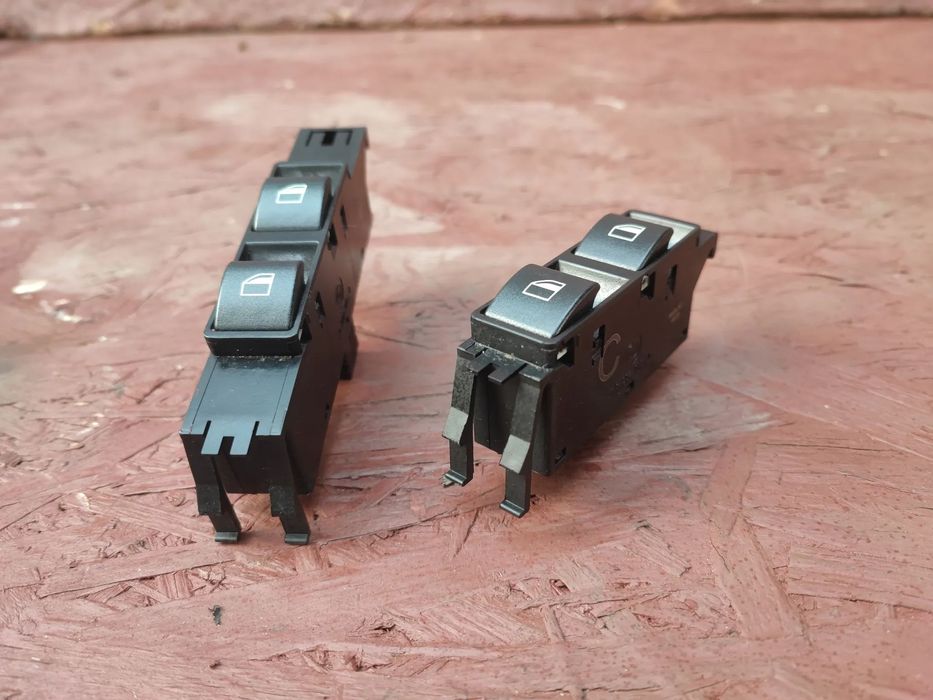 BMW E46 COUPE / COMPACT ORYGINALNE PRZEŁĄCZNIKI STEROWANIA SZYBAMI POD 4xELEKTRYCZNE SZYBY 2 UCHYLNE  EUROPA O NR. 61 31 6 902 175 / 61 31 8 381 509 OEM W BARDZO DOBRYM STANIE