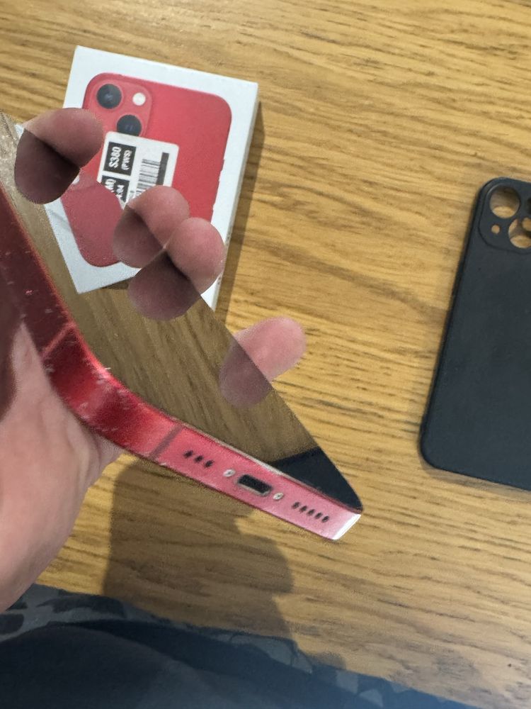 iPhone 13 128GB (PRODUCT)RED + Etui + Pudełko
