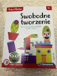 Swobodne tworzenie  Uczę sie bawiąc Clementoni 3+