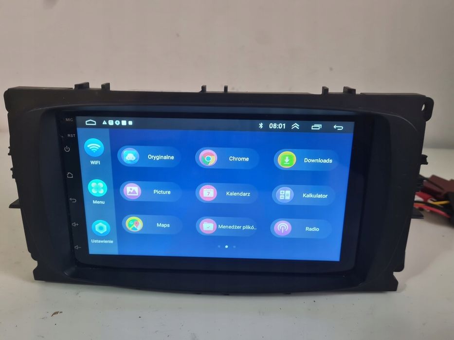 Radio android 11 ford focus mk2 c-max s-max kuga transit fiesta navi