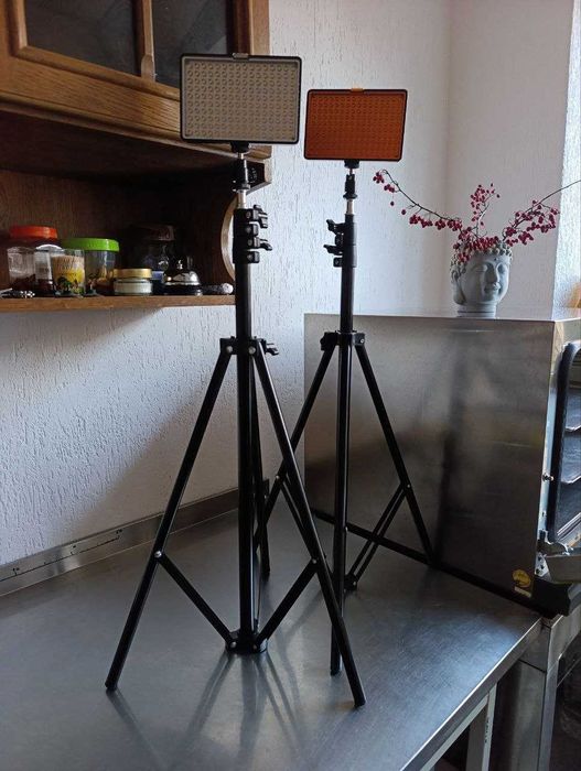 Світлодіодний відеоліхтар SAMTIAN LED-TL-160S комплект з 2шт