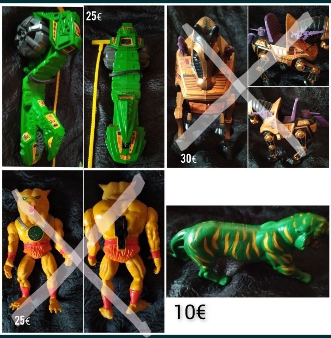 Figuras Acção He-Man TMNT Power Rangers Moto Ratos Transformers