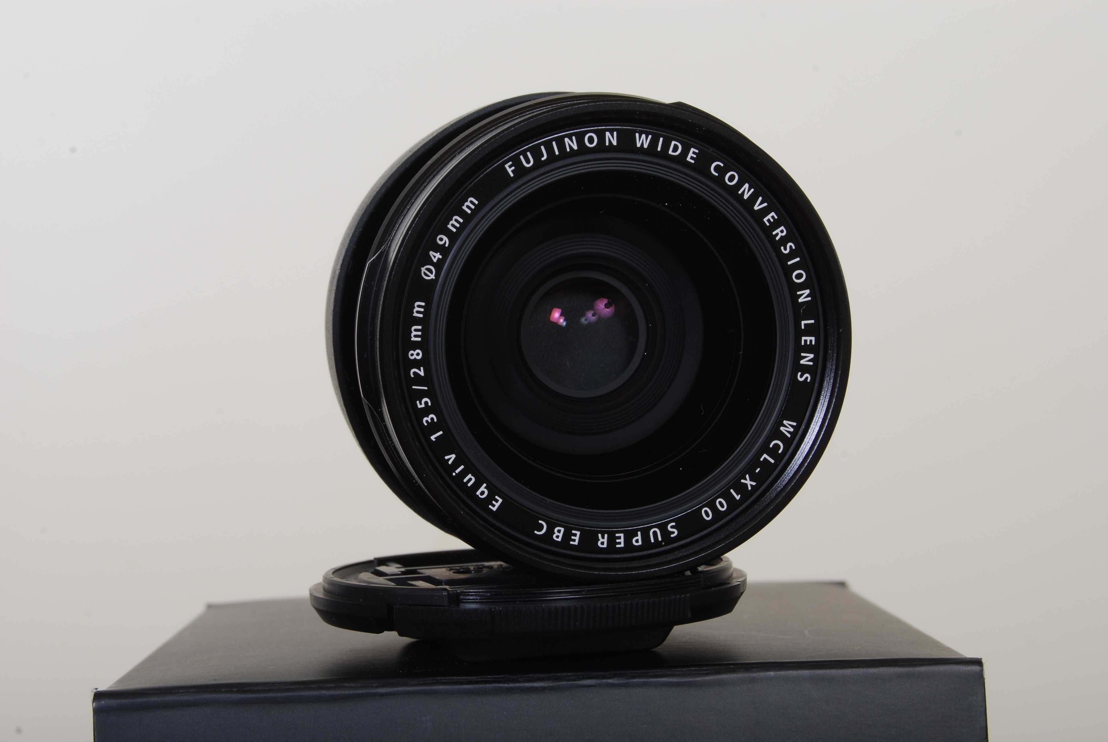Fuji Grande angular WCL -X100II. Novo, fatura. ( Equiv a uma 28mm )