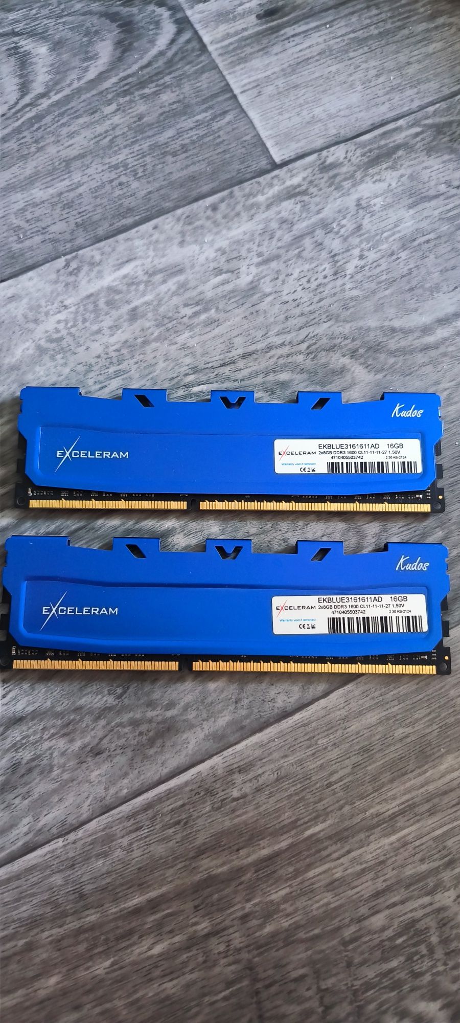 HDD 1TB WD Blue, DDR3 16Gb Kingston HyperX