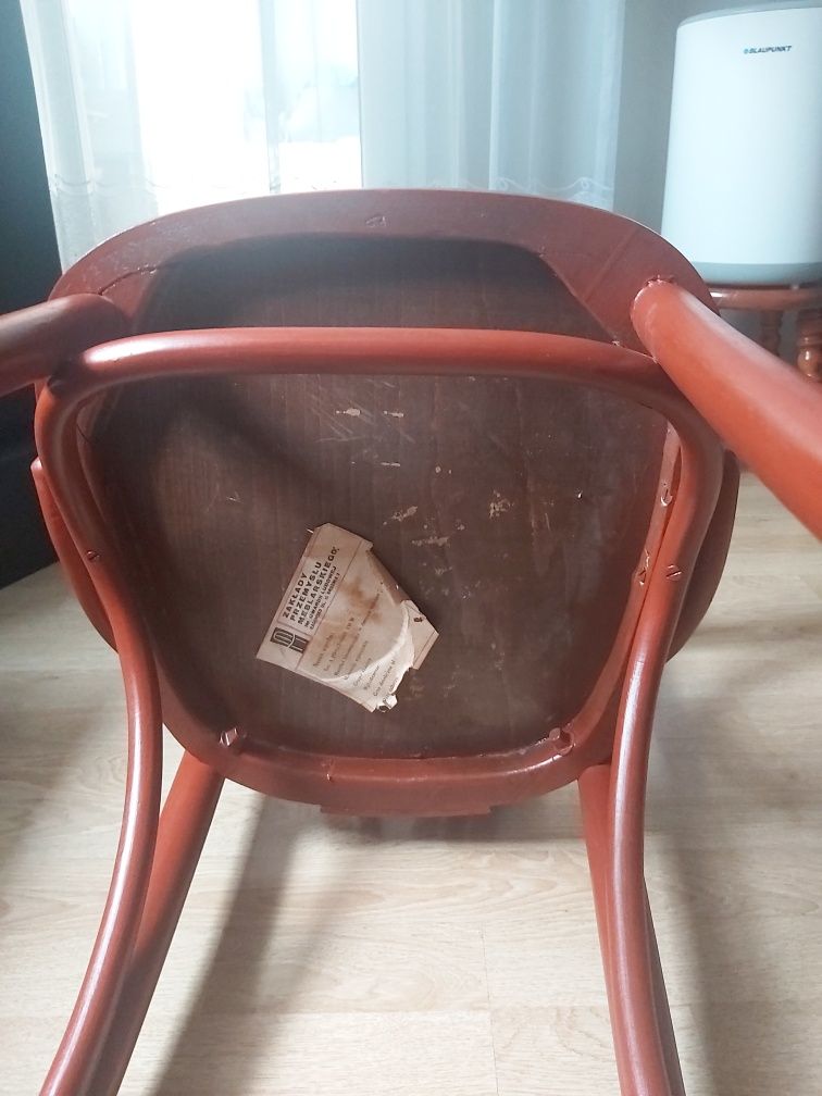Krzesło bukowe gięte "Thonet" z Radomska