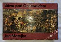 Stare puzzle vintage Bitwa pod Grunwaldem Jan Matejko