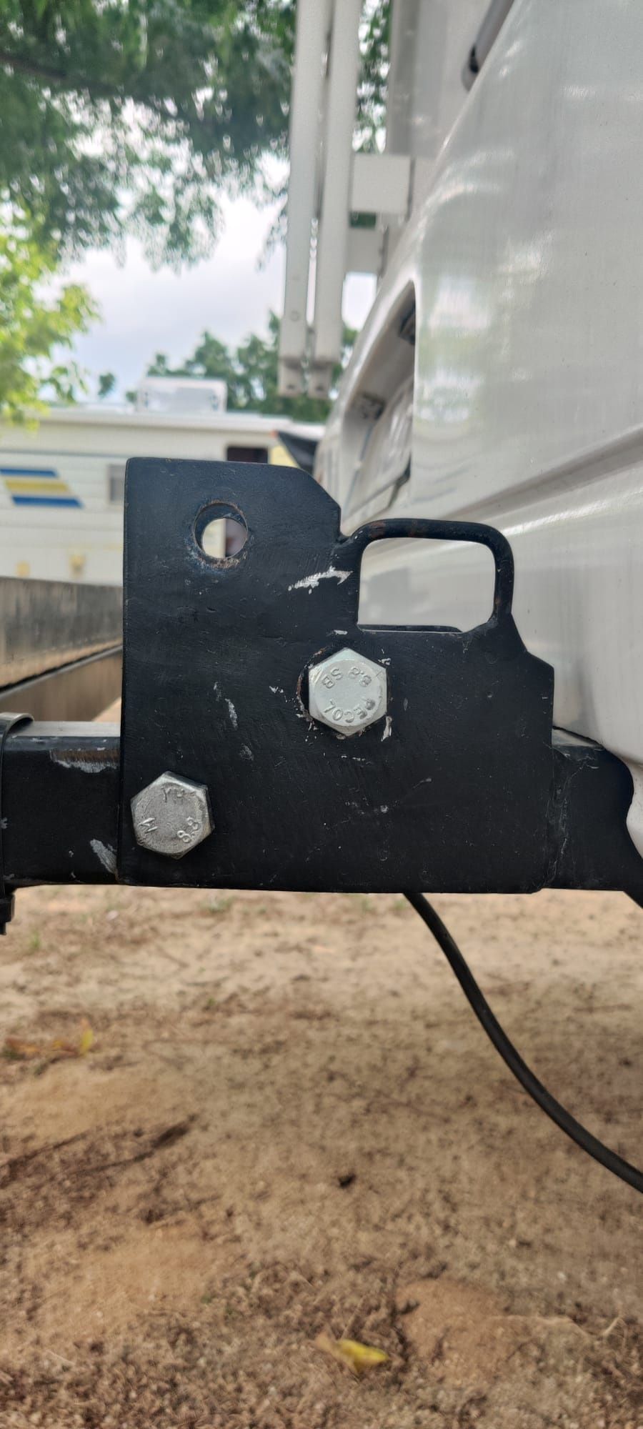 Suporte de mota para autocaravana