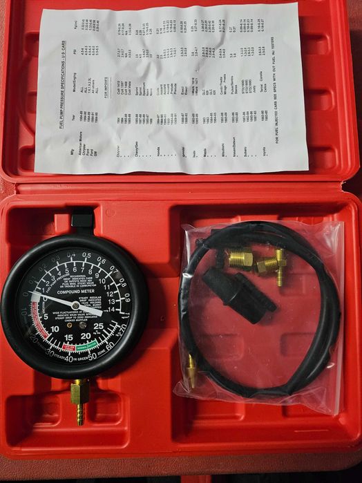 Kit verificação vácuo e pressão da bomba combustível