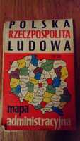 PRL stara mapa administracyjna 1978