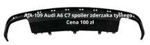 Audi Q3 2 S-Line hokej spoiler zderzaka przód dokładka 83A807061B / A6 C7 spoiler tylny 4G0807521R / Audi A5 RS5 2 dyfuzor tylny 8W6807521AE