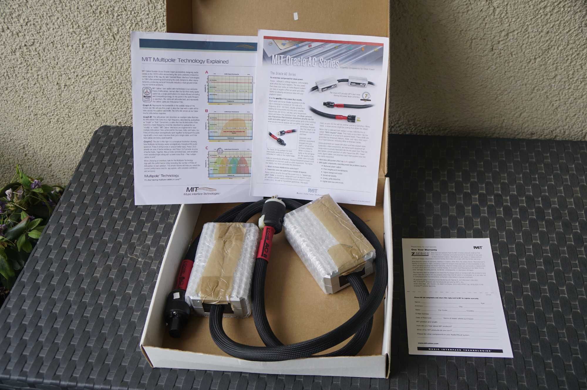 MIT Oracle Z Cord AC II 2 m  - Кабель електричний
