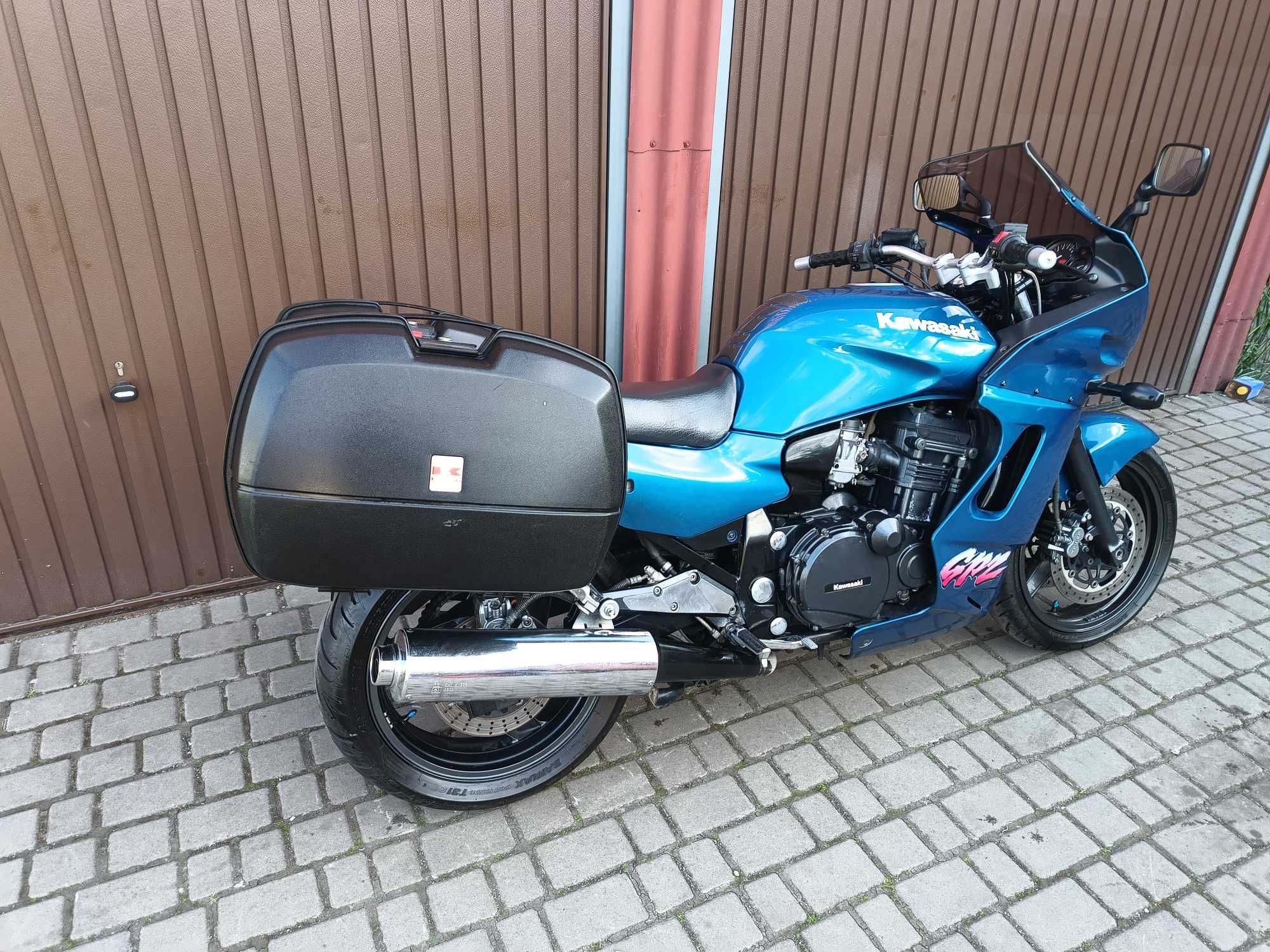 Piękny Kawasaki Gpz 1100 z Niemiec , kufry MOTOCYKLE ŻURAWICE