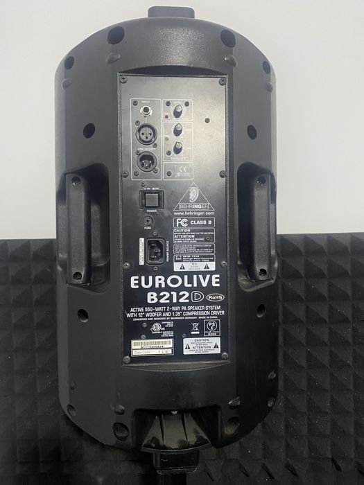 Колонки, акустичні системи, Behringer eurilive b212