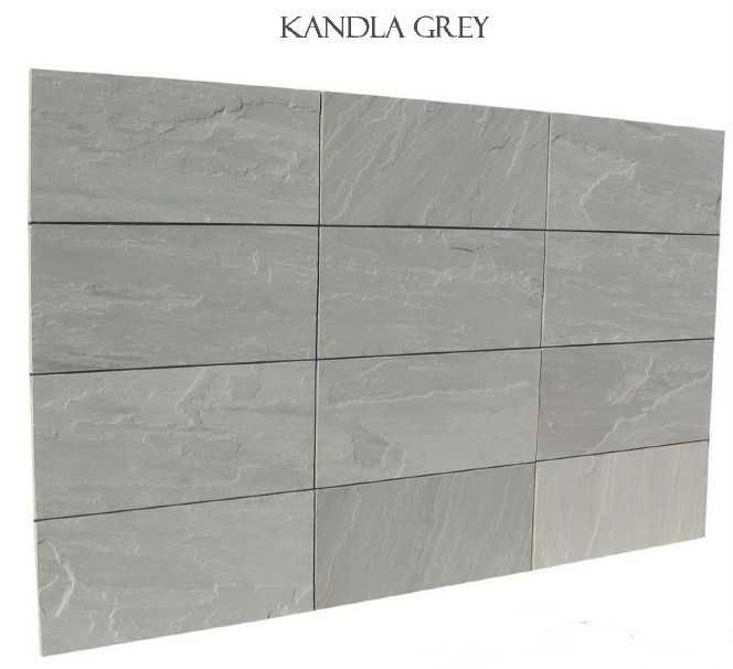 Płyty Tarasowe Kamienne Kwarco-Piaskowiec Kandla Grey  120x60x2cm