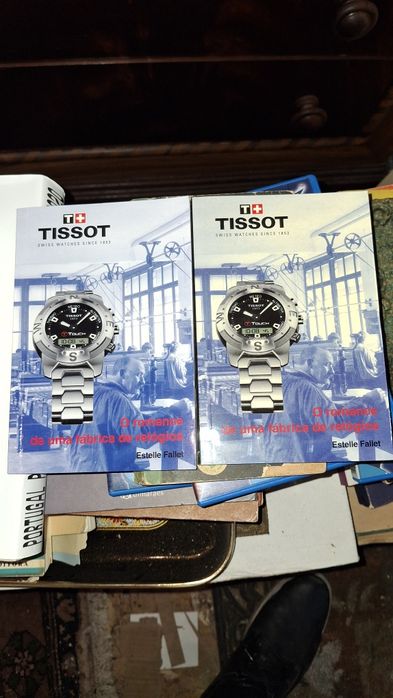 Tissot swiss dois livros relógio