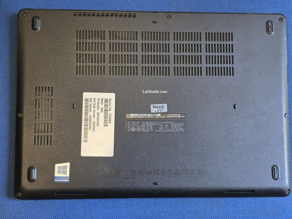 Laptop Dell Latitude 5480 i5-7300U 16 Gb RAM 512 Gb SSD