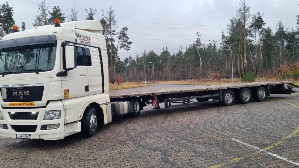 Transport gabaryty platformy
