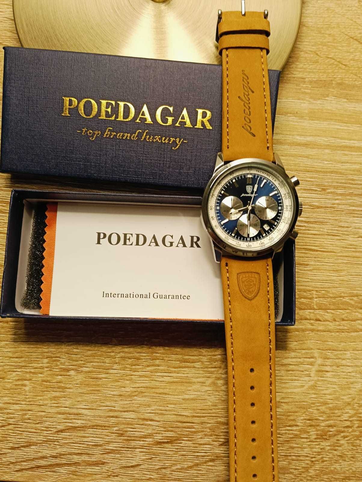Relógio Poedagar Chronograph ref: P921 Novo