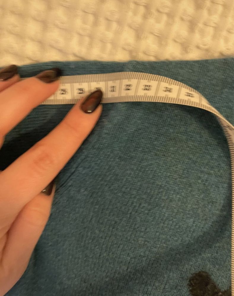 Sweterek ciepły zimowy zara turkusowy święta elegancki 86 18-24 m