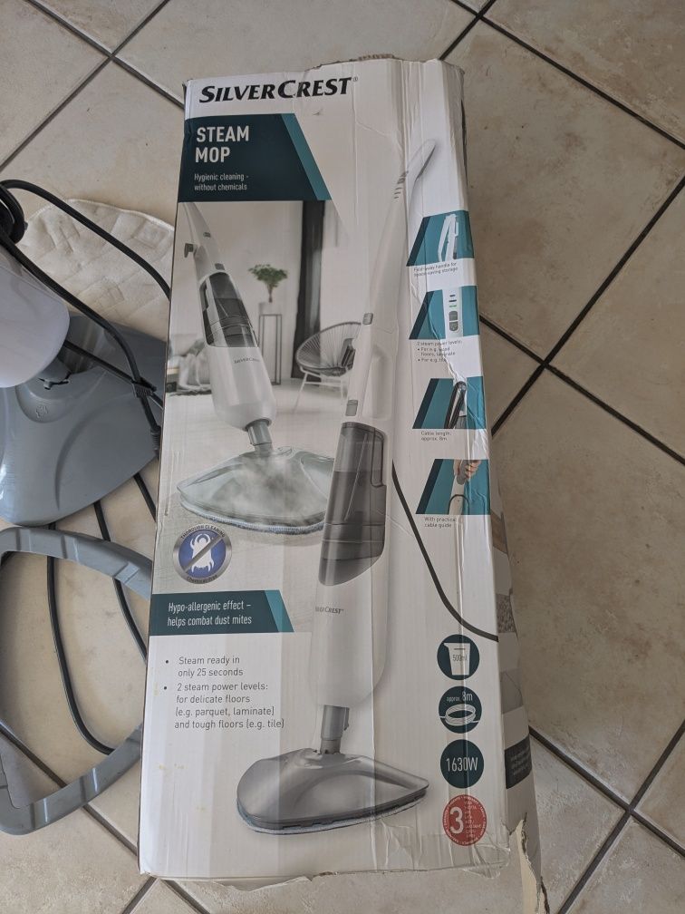 Mop parowy SilverCrest , 1630 W