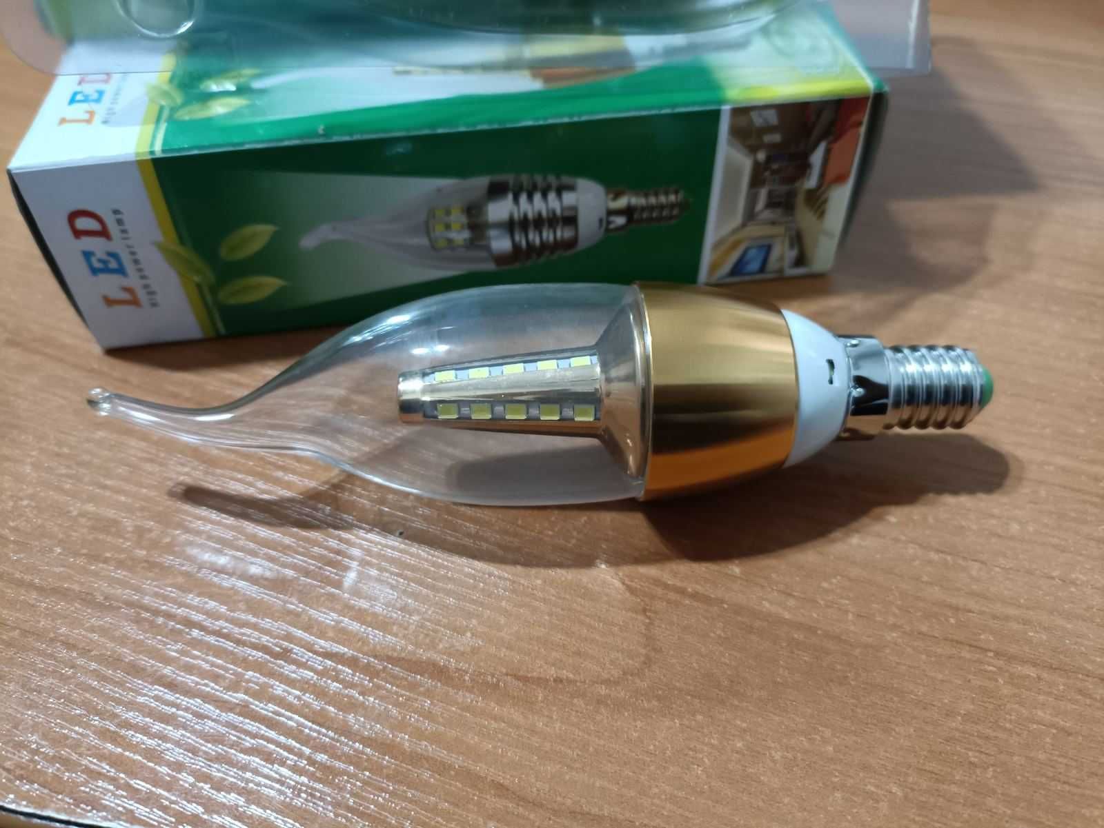 Лампа светодиодная e14 LED 5 Вт (цена за 7 штук)