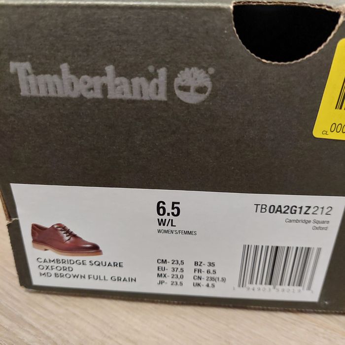 Półbuty Oxford damskie Timberland