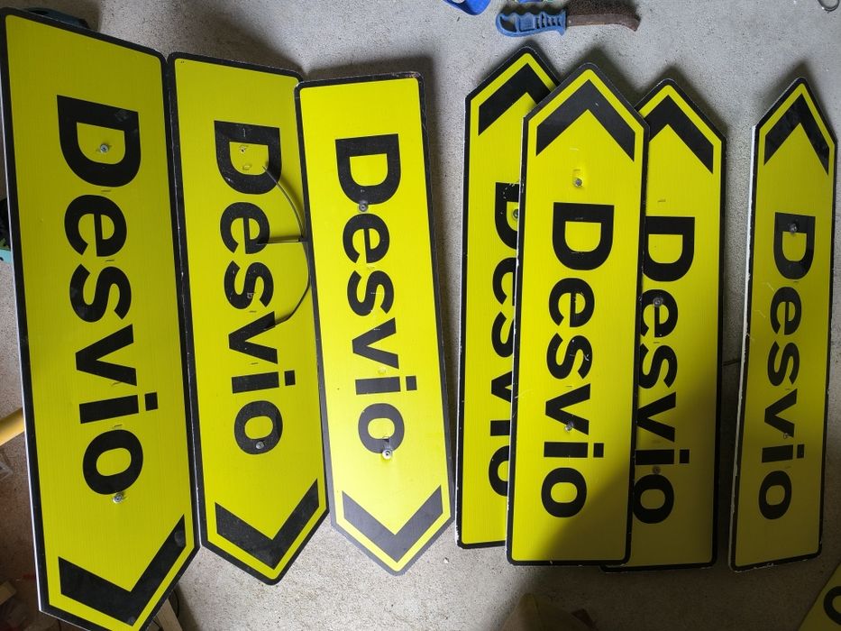 Vendo sinais para obras