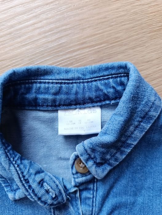 Sukienka jeansowa rozmiar 86 F&F